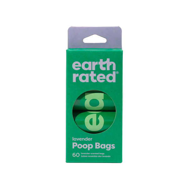 Earth Rated 60 Bags on 4 Rolls - Lavender