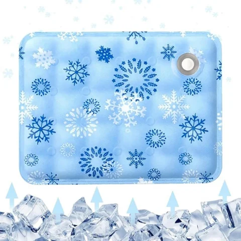 Pet Cooling Dog Mat for Cat Ice Gel Self Added Water Dog Cold Bed Mat Portable Durable Pet Ice Cushion For Small Big Dogs