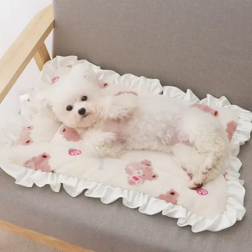 Pet Sleeping Mat Dog Bed Cat Bed Thickened Blanket Pad for Dogs Cats Winter Warm Washable Dog Mattress Pet Blanket Pet Suppli
