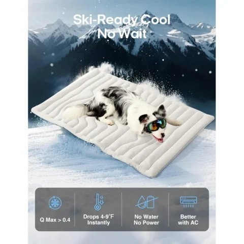Dog Cooling Mat 2026 Upgraded Arc-Chill Cooling Dog Bed Mat, Washable Pet Cooling Pad,For Dogs & Cats Indoor Outdoor Seat