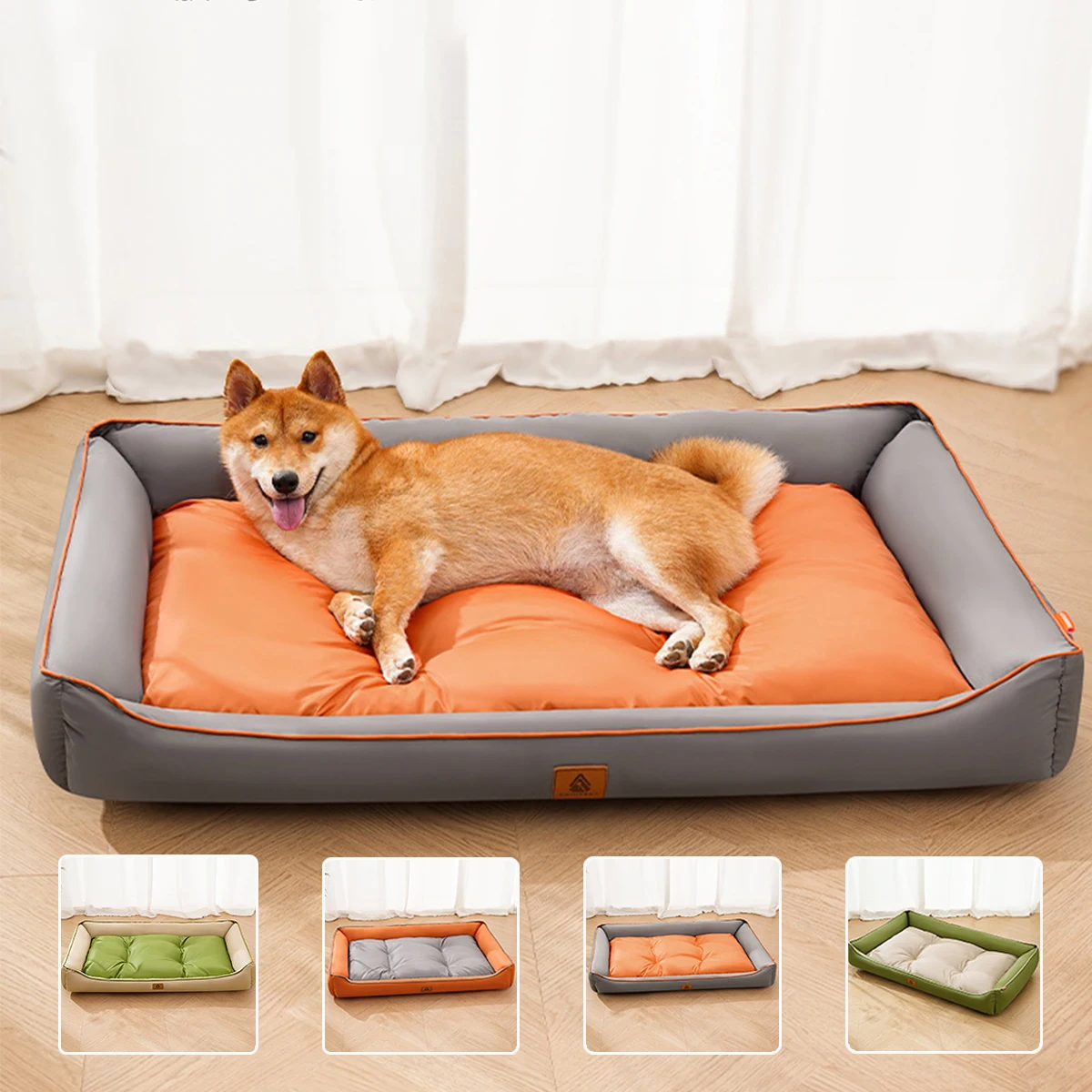 Large Dog Bed Waterproof Dog Bed for Big Dogs Summer Cooling Cat Bed Soft Sleeping Pet Mat All Seasons Puppy Mat for Chihuahu