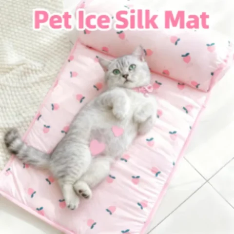 Summer Dog Cooling Mat Pet Ice Pads Cat Breathable Blanket Cat Washable Sofa Breathable Pet Dog Bed Small Animal Cold Bed