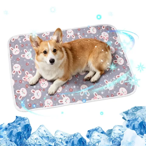 Summer Cool Pet Mat Ice Silk Breathable Cat Dog Bed Cooling Pad For Small Large Dogs Cats Anti-Heat Sleeping Mat Pet Supplie