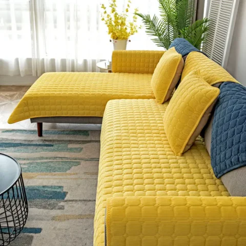 Universal Sofa Towel Cover Thicken Plush Sofa Cover European Slip Resistant Couch Cover Sofa Towel for Living Room Decor