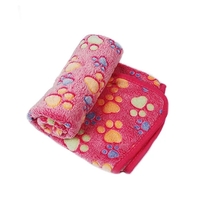 Soft Pet Blanket Winter Warm Dog Cat Mat Bed Dog Paw Print Sleeping Bed Mattress Cover Cushion For Small Medium Dogs Puppy Cats - Image 8