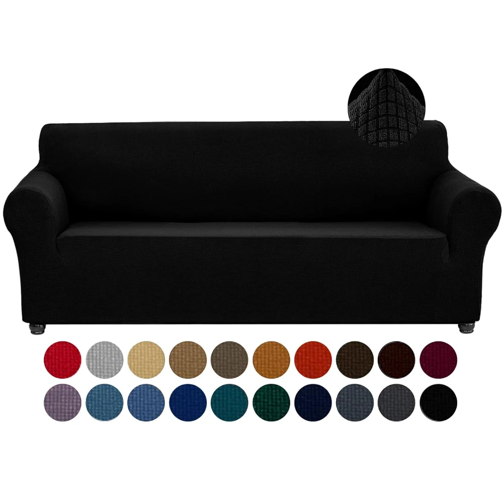Joccun Stretch Couch Cover Slipcovers Sofa Covers for 1/2/3/4 Cushion Couch Spandex Jacquard Washable Furniture Protector Cov