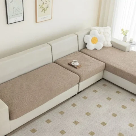 Premium Jacquard Elastic Sofa Cover Non-Slip Adjustable Couch Cover Luxury Furniture Protector Slipcover Four Seasons Univers