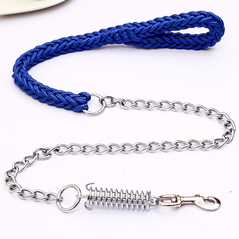 Explosion-Proof Eight Strand Traction Rope Woven Dog Chain Nylon Dog Strap Suitable For Medium And Large Dog Traction Rope Pe