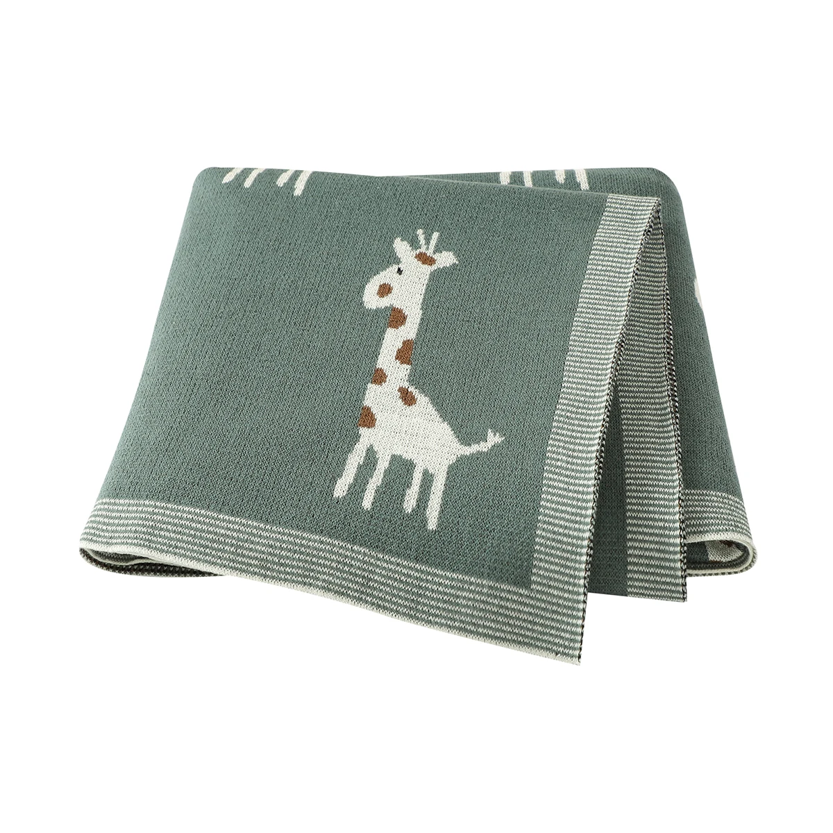 Cotton Knitted Baby Blanket Newborn Boys Girls Super Soft Stroller Basket Swaddle Wrap Plaid 100*80cm Infant Receiving Bed Quilt - Image 7