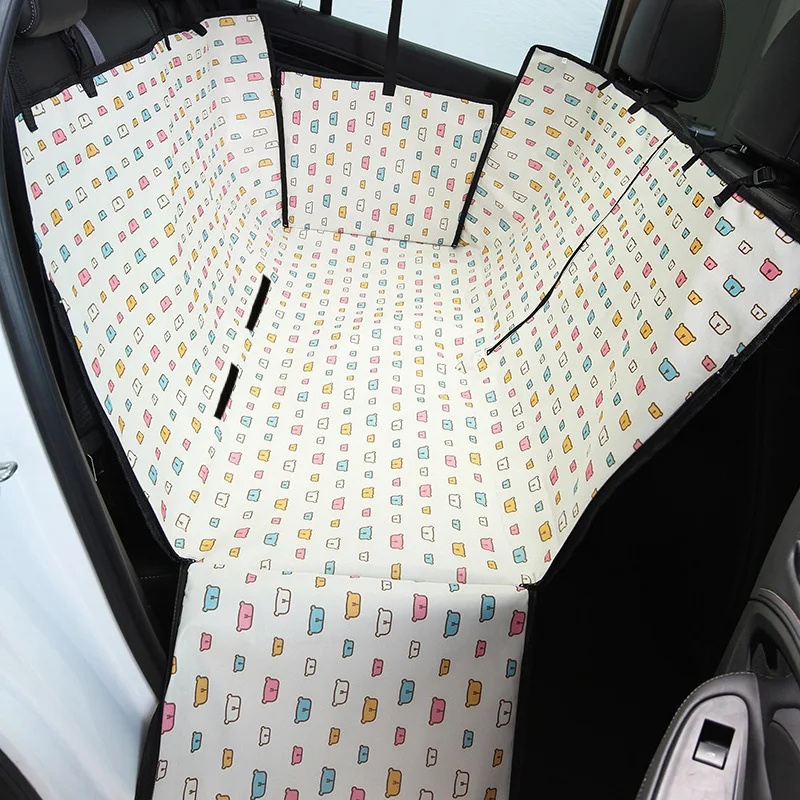Dog Car Seat Cover Waterproof Pet Dog Carriers Travel Mat Hammock For Small Medium Large Dogs Car Rear Back Seat Safety Pad - Image 10