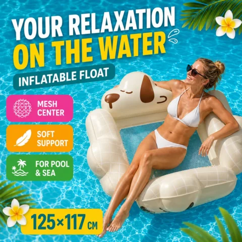 1PC Inflatable Pool Floats, Water Hammock Multi-Purpose Pool Float for Adults, Family Floating Bed for Pool Beach