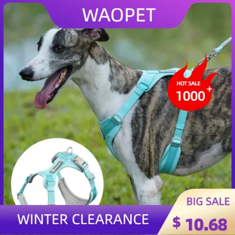 Dog Breathable Harness NO PULL Pet Reflective Harness Vest For Small Large Dog Walk Training In Outdoor Lead Collar Pet Suppl