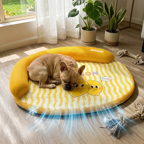1 Piece Spring and Summer Pet Sofa Bed, Removable and Washable Dog Bed, Cool and Breathable Cat Bed and Dog Bed Suitable for 