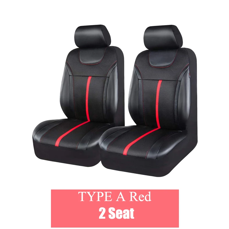 AUTOKING Sporty Carbon Leather Universal Car Seat Cover with Zipper Design Fit for Suvs, Vans, Sedans, Trucks Airbag Compatible - Image 10
