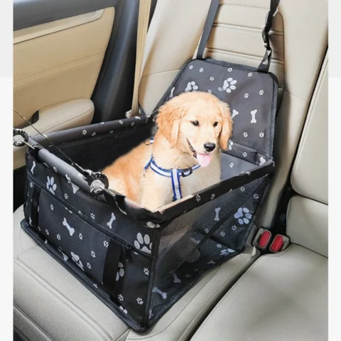 Waterproof & Dirt-Proof Pet Car Seat Cover, Safe & Comfortable Travel Carrier Mat for Dogs & Cats