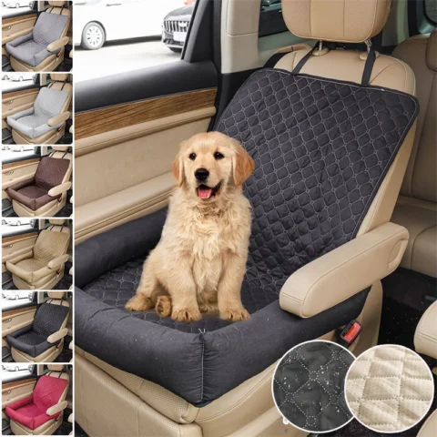 1PC Water-resistant Pets Seat Cover Carrying Car Mat Baskets Dogs Car Seat Covers Anti-Dust Medium Small Dogs Bed for Car Sea