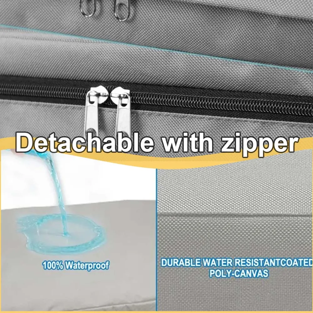 Anti-Dirt Replacement Dog Bed Cover Pad Protector 210D Oxford Waterproof Dog Cushion Cover for Puppy Kitten Other Pet No Fill