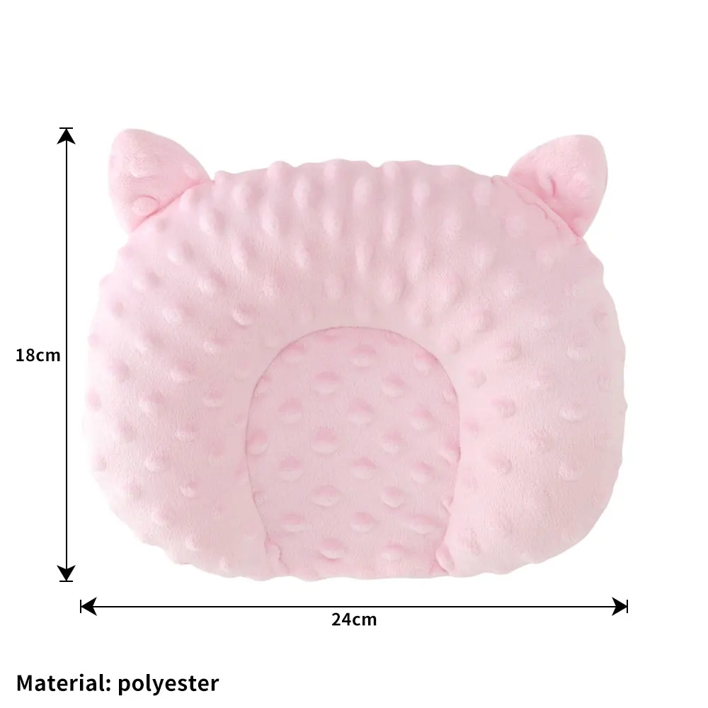 Cozy U-Shaped Cartoon Design Sleep Pad for Small Dogs-Deep Sleep Accessory,Polyester Fleece,Elliptical Shape,Ideal for Toy Breed - Image 10