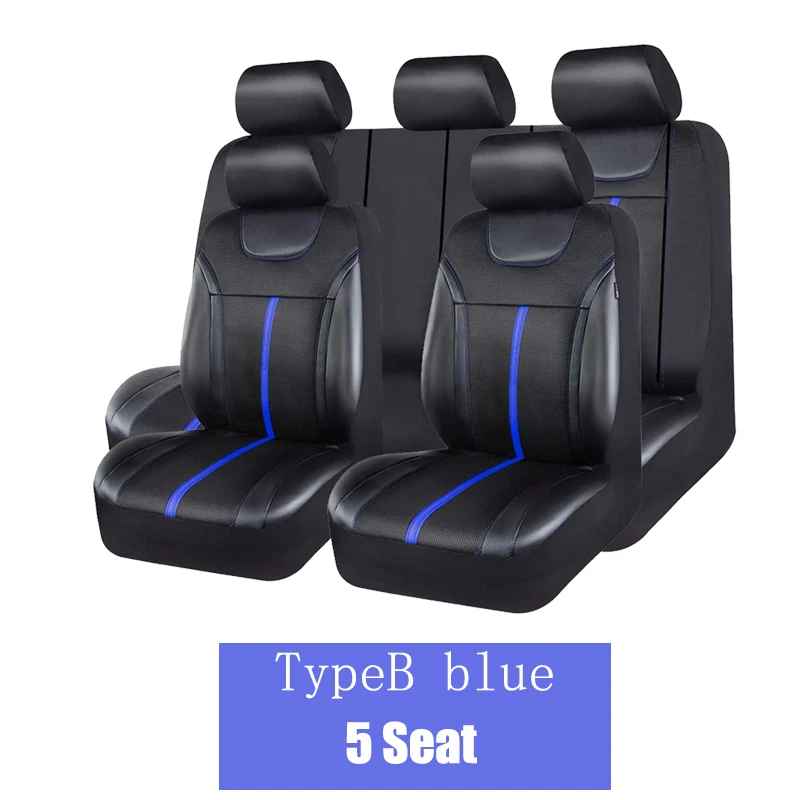 AUTOKING Sporty Carbon Leather Universal Car Seat Cover with Zipper Design Fit for Suvs, Vans, Sedans, Trucks Airbag Compatible - Image 9