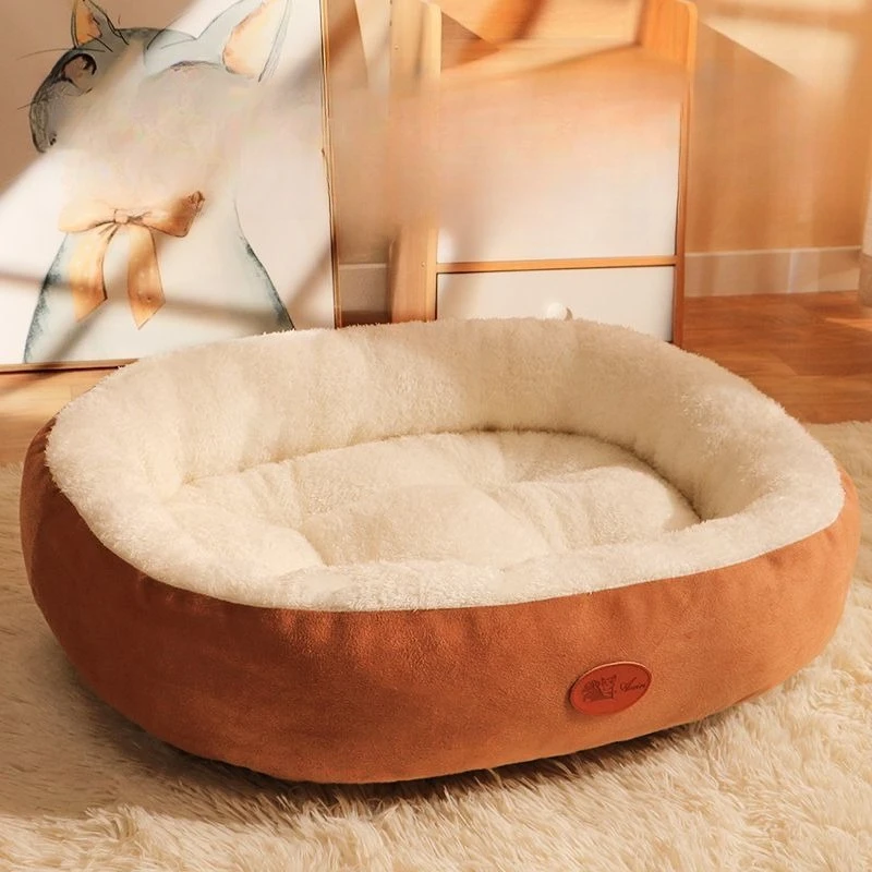 Thickened warm nest for autumn and winter pet nest dog nest mat cat nest large and small dog plush all season universal pet b