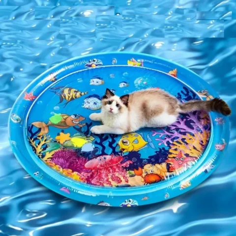 Sensory Water Mat Thickened Sensor Play Water Sensor Cat Mat Pet Supplies Cleaning Cooling Mat Summer Cat Pets Accessories