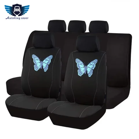 Autoking Print Polyester Universal Car Seat Covers Fit For Most Car SUV Truck Car Accessories Interior Seat Protector