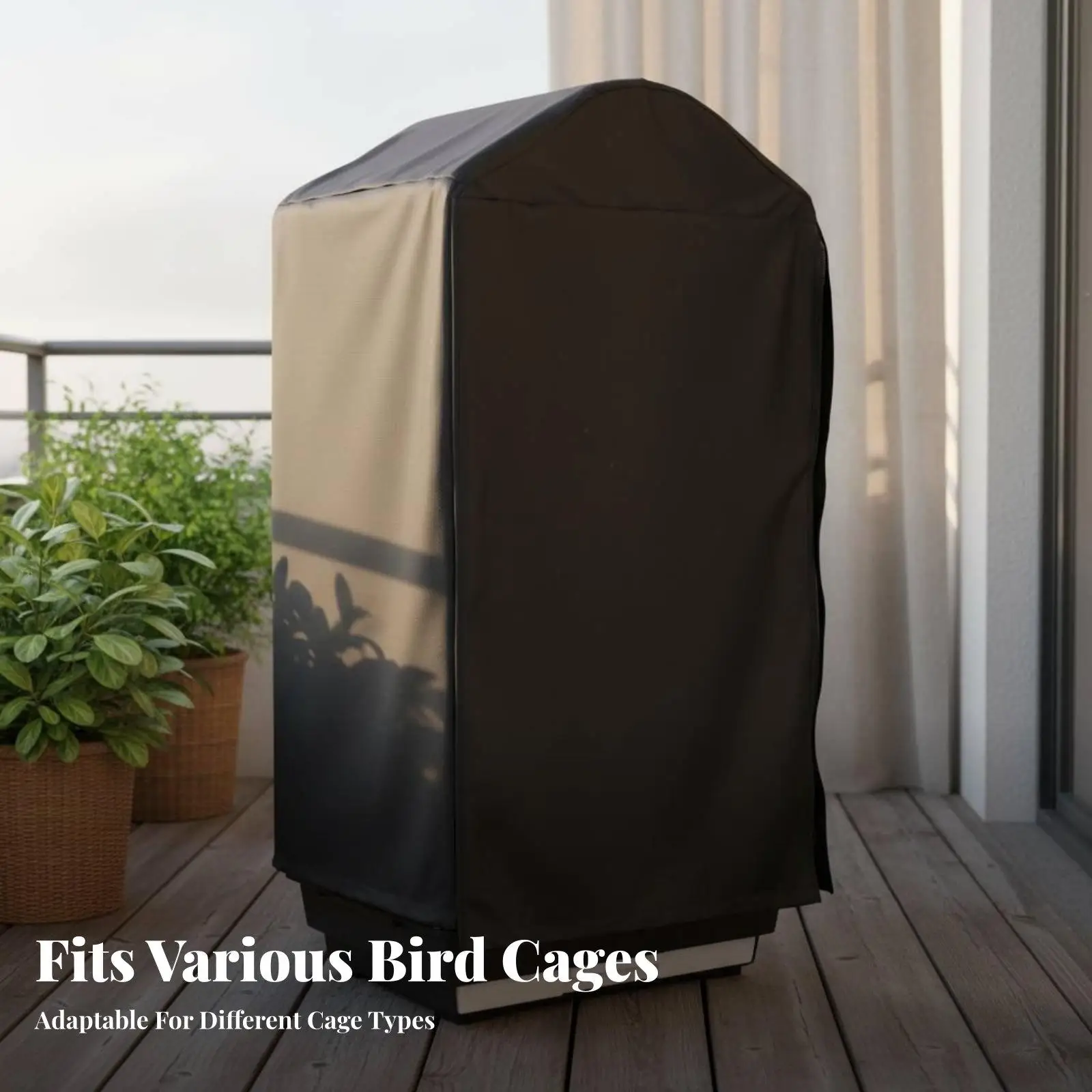Bird Cage Cover Windproof Sun Blocking Pet Supply for Indoor, Living