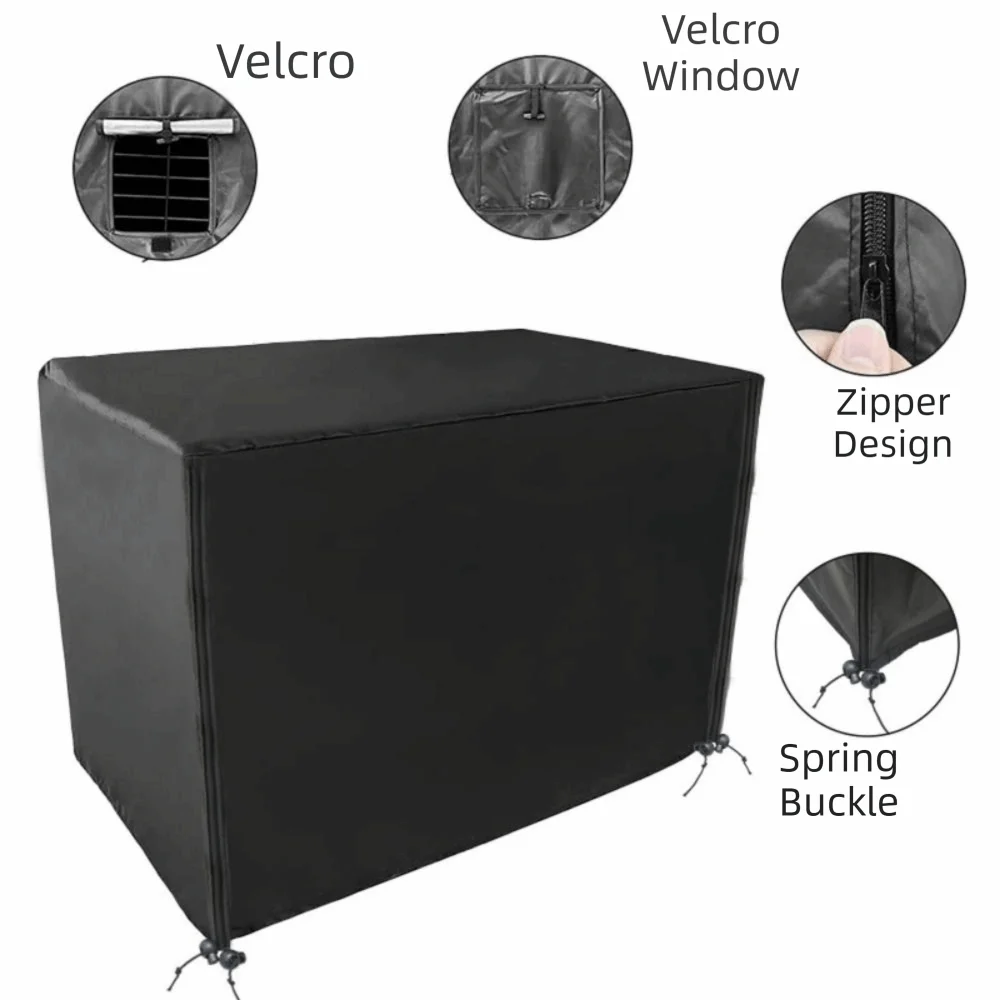Waterproof Dog Cage Cover Thickened Warm Oxford Cloth Pet Kennel Cover Machine Washable Durable Wire Crate Sun Covers
