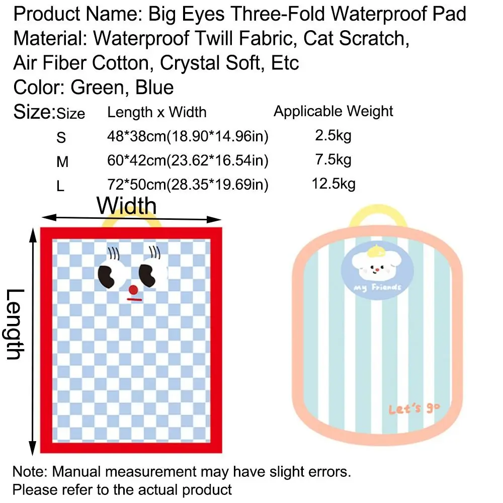 Washable Cartoon Pet Cooling Mat anti-scratch Ice Gel Dog Cat Sleeping Pad Portable Keep Cooling Dog Cold Bed Mat Pet Supplie