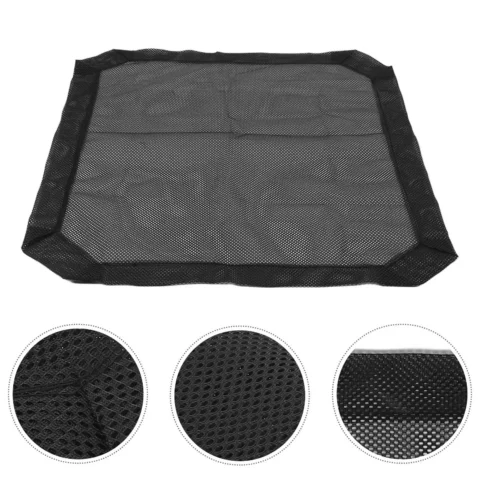 Raised Dog Bed Replacement 108X72Cm Detachable Mesh Fabric Elevated Pet Hammock Cover Breathable Washable Cat Bed Cover