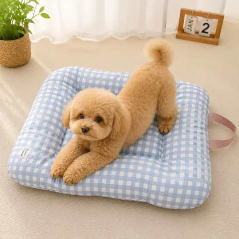 Soft Plaid Pet Bed Mat for Cats Dogs Cozy Cushion Portable Puppy Kitten Sleeping Pad Washable Comfortable Pet Nest Bed
