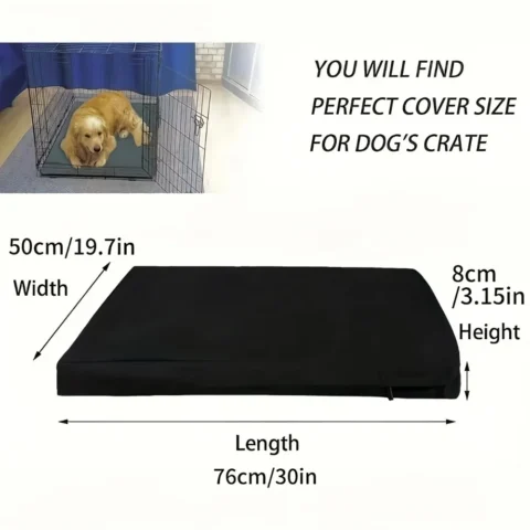 Zippered Dog Bed Cover, Removable and Washable Pet Bed Cover, UV, Snow and Windproof, Doubles As A Mattress Protector