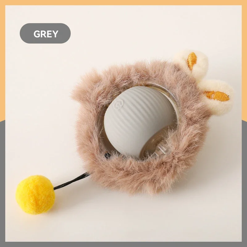 Rechargeable Automatic Rolling Ball Cat Toy – Fake Tail, Imitate Mouse, Electric Interactive for Cats & Dogs - Image 8
