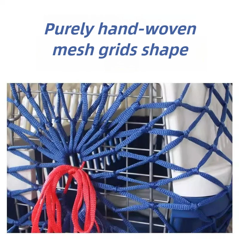 Pet Airline Crate Protective Net Thickened Nylon Anti Escape Mesh Cover for Pet Travel Shipping Airport Safety Pet Crate Net