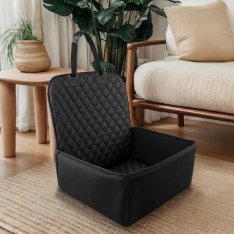 Pet Carrier Basket Scratch Proof Dog Auto Seat Non-Slip Portable Cat Basket Seat Waterproof Durable Pet Seat Cover Travel