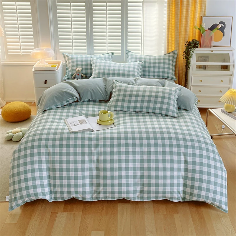 New Cute Stars Printed Bedding Set 4/3/1 Pcs Skin-friedly Breathable Duvet Covers Comfortable Durable Single Double Quilt Cover - Image 9