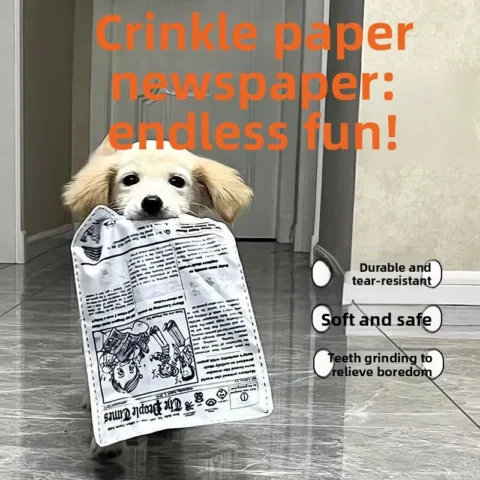1pc Tearproof Pet Dog Sound Toy Simulated Squeaking Newspaper Playingcard K Q J Teeth Resistant Corgi Teddy Puppy Interactive