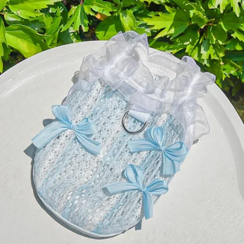 Dog Summer Cool Vest Pet clothes Breathable Dog Sunproof Clothes Suitable For Small Medium Dogs Kitty Costume With D-Ring