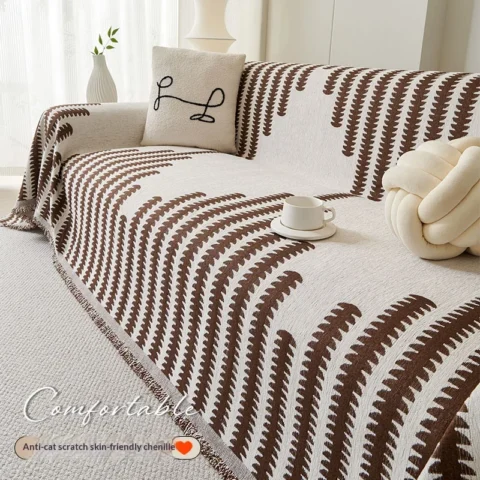 Premium Four Seasons Universal Sofa Cover Cloth Anti Cat Scratch Sofa Towel Sofa Cover Sofa Blanket