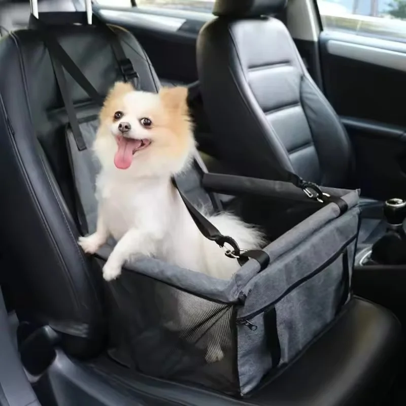 Waterproof Foldable Dog Car Seat Cover Hammock Anti Slip Pet Harness Cat Travel Basket Stable Safety Protector Mat For Dog Ca