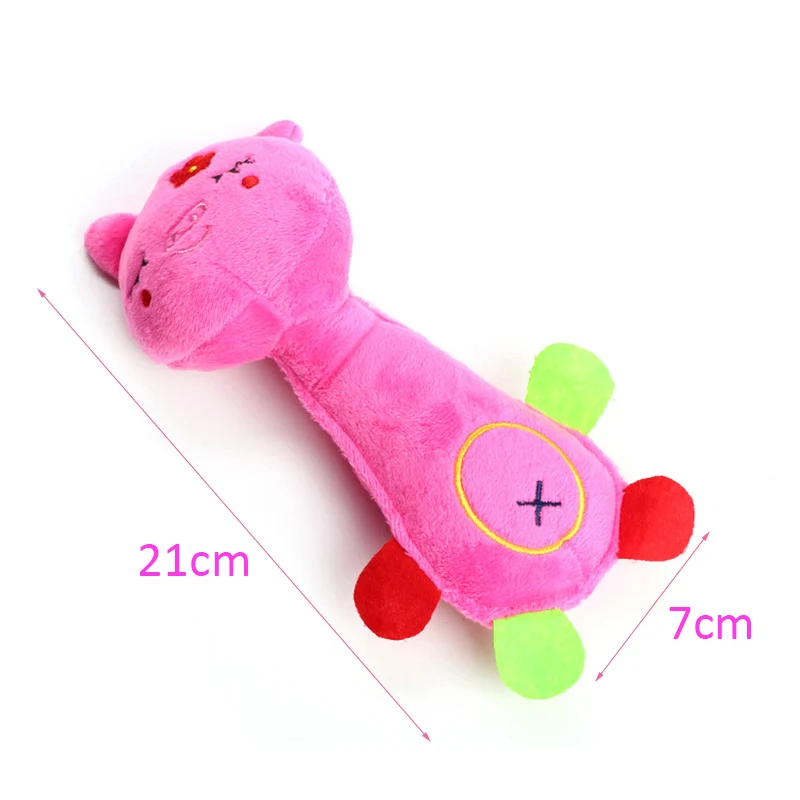 Durable Low Price Pet Dog Plush Toy Animal Shape with Squeaky for Small Dogs Chihuahua Yorkshire Bichon Puppy Chew Cleaning T