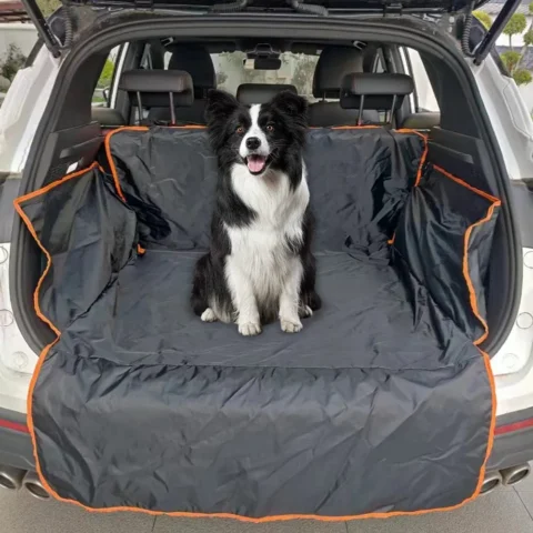 SUV Cargo Liner for Dog, Waterproof Pet Cargo Cover Dog Seat Cover Mat for SUVs Sedans Vans