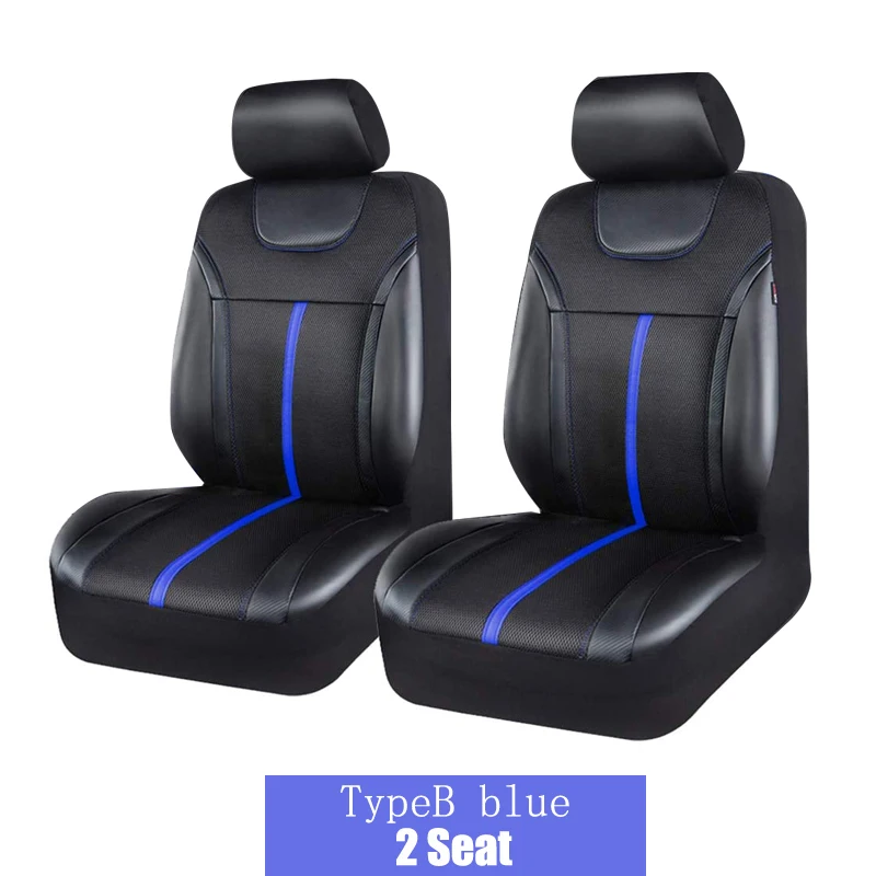 AUTOKING Sporty Carbon Leather Universal Car Seat Cover with Zipper Design Fit for Suvs, Vans, Sedans, Trucks Airbag Compatible - Image 12