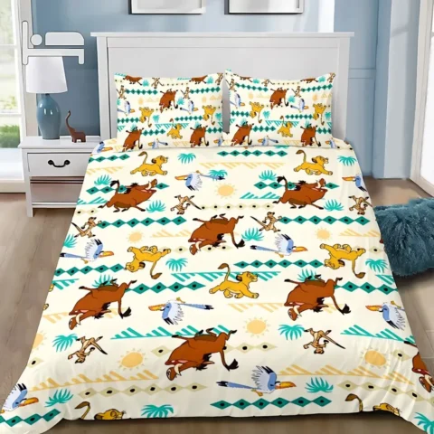 Simba The Lion King Duvet Cover 3D Exquisite Digital Printing Bedding Set Comforter Bed Youth Home Decor Kids Boys Gift