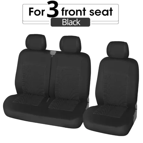 Universal 2+1 Seat Covers Car Seat Covers Protector for Transporter/Van,Universal Polyester Fabric Car Covers,Truck Accessori