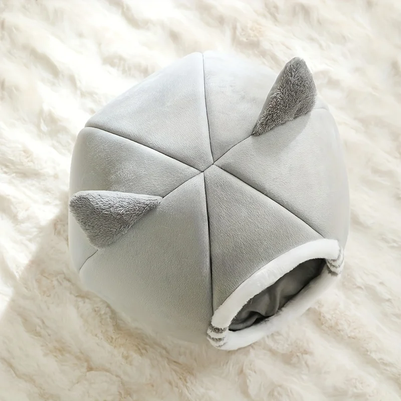 Deep Sleeping Cat Bed Cave Nest With Soft Mat Bed For Cats Pet Products Bag Sofa Pet House Dog Basket Tent Bearded Cama Pa