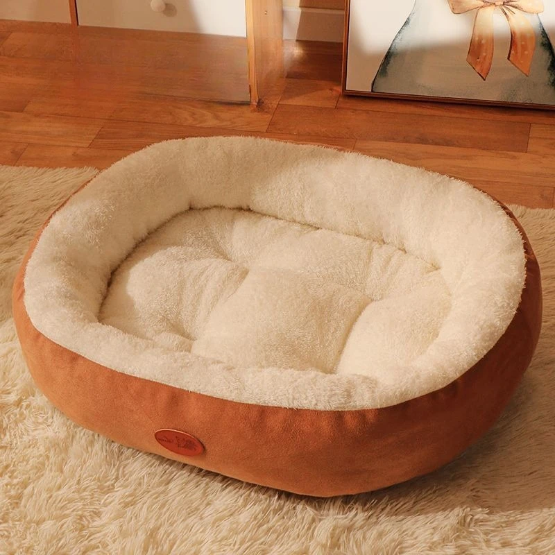 Thickened warm nest for autumn and winter pet nest dog nest mat cat nest large and small dog plush all season universal pet b