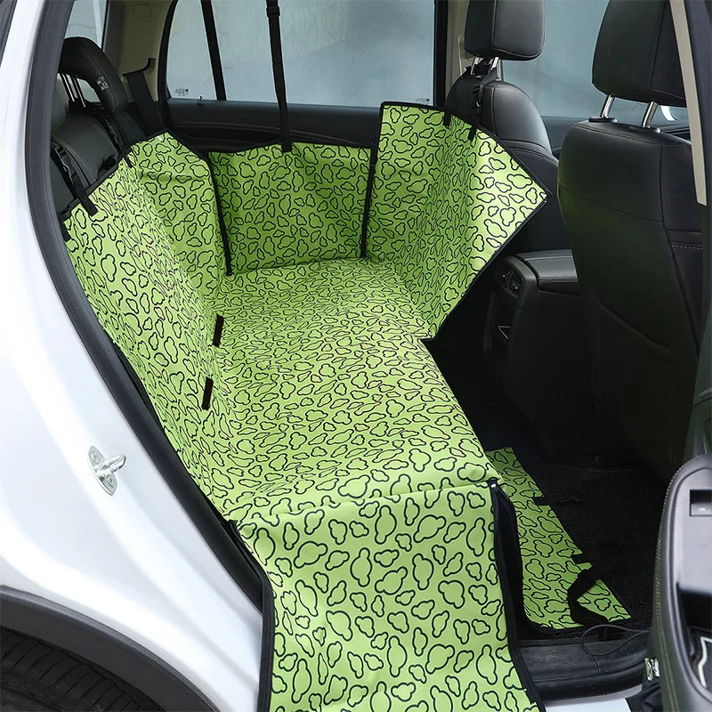 Dog Car Seat Cover Waterproof Pet Dog Carriers Travel Mat Hammock For Small Medium Large Dogs Car Rear Back Seat Safety Pad