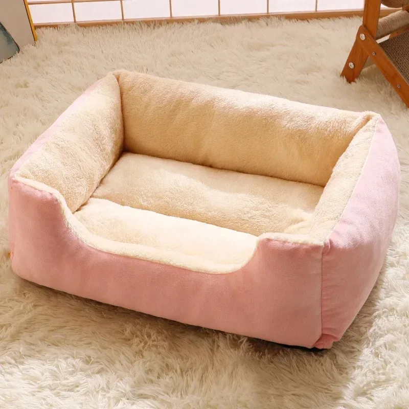 Bed for Cats Pet Products Cushions Kitten Winter Accessories Dog All Houses Supplies Things Accessory Habitats Basket House Beds - Image 9