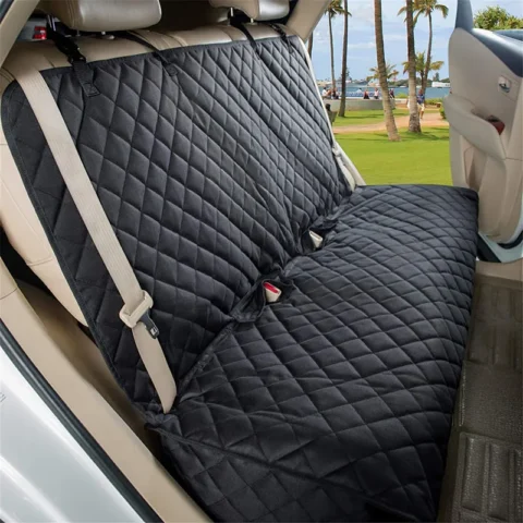 Dog Car Seat Cover Waterproof Pet Dog Carriers Travel Mat Hammock For Small Medium Large Dogs Car Rear Back Seat Safety Pad